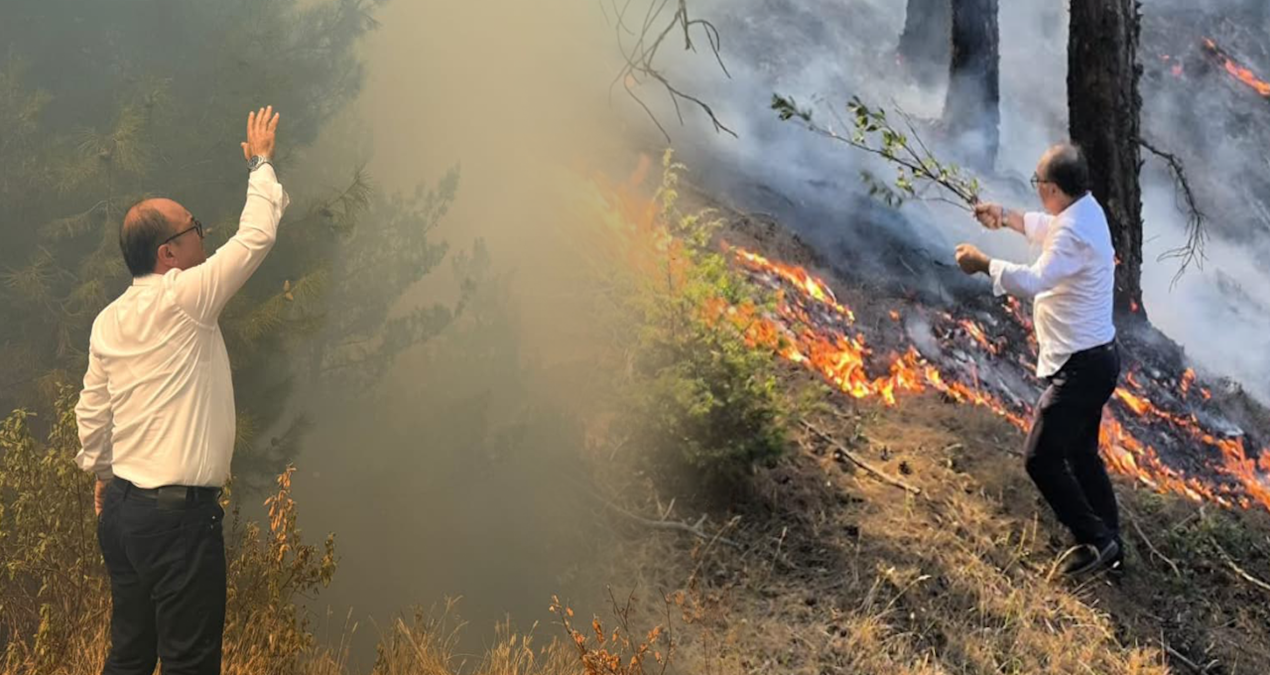 chpli baskan yanginin ortasinda kaldi cali cirpiyla sondurmeye calisti zpMh3gCU