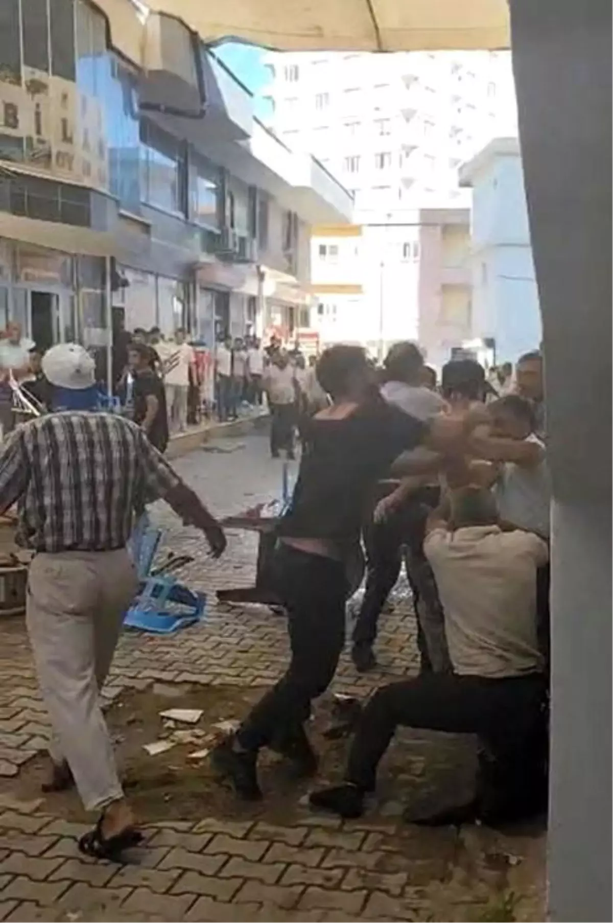 kozlukta tasli sopali kavga 6 yarali M4Tf133B