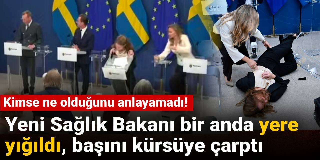 yeni saglik bakani bir anda yere yigildi basini kursuye carpti kimse ne oldugunu anlayamadi 91yB5uv9